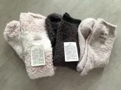 ジェラートピケ スナイデルホーム もこもこソックス 3足セット ルームソックス