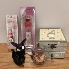 スタジオジブリ　魔女の宅急便　となりのトトロ　風鈴　ストラップ　オルゴールまとめ スタジオジブリ 魔女の宅急便 となりのトトロ 風鈴 ストラップ