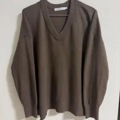 AMERICAN HOLIC VネックサイドスリットプルオーバーMサイズ