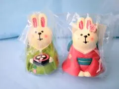 デコレ コンコンブル (おぜんざいうさぎと振袖うさぎ ごあいさつ)