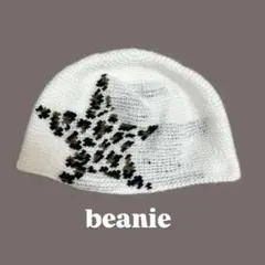 ビーニー　クラッシャーハット　ハンドメイド