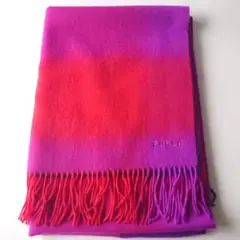 ●FURLA フルラ カシミヤ100％ 大判ストール マフラー