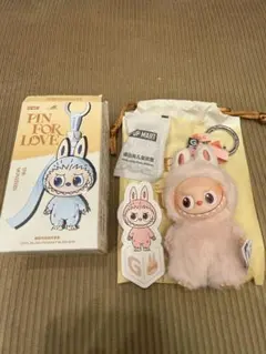 PIN FOR LOVE labubu ラブブ イニシャル G