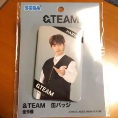 &TEAM エンティーム 缶バッチ　HARUA