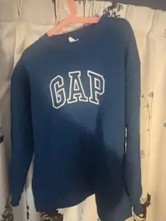 GAP スウェット ブルー ホワイト ロゴ