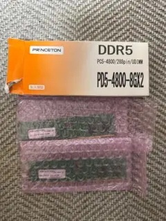 DDR5-4800 UDIMM PD5-4800-8GX2 未使用のサムネイル