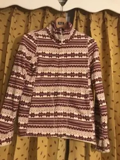 今着て欲しいので〜値下げします❗️ ユニクロ　フリース　柄つきジャケットM