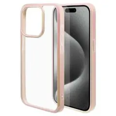 □ iPhone15 Pro ハイブリッドケース TPU×PC オーロラフレーム