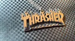 THRASHER フレームロゴ ネックレス
