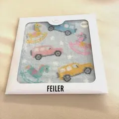 WEB限定完売品 FEILER ラブラリーモクバ ハンカチ×舟型ポーチセット