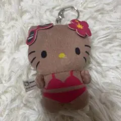ハローキティ キーホルダー 日焼け ビキニ