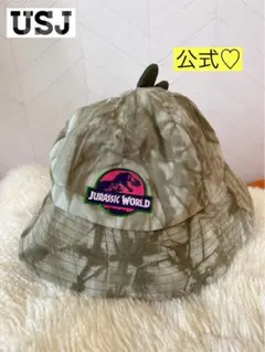 【美品♡】USJ 公式　ジュラシックワールド　バケットハット　恐竜