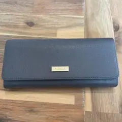 値下げしました　フルラ　長財布　ブルーグレー