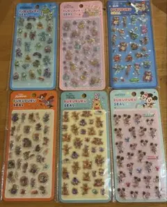 ディズニー PUKUPUKU SEAL 6枚セットのサムネイル