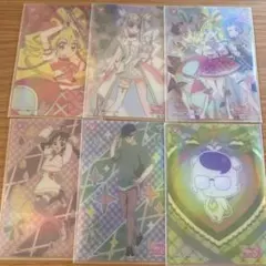 キミとアイドルプリキュア クリアカード 6枚