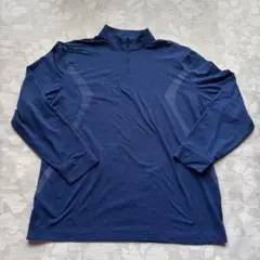 長袖 ハーフジップシャツ　XLサイズ
