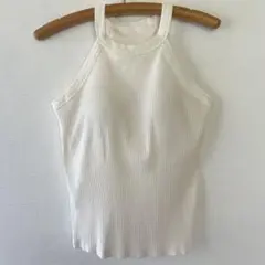 UNIQLOホルターネックブラタンクトップ Lサイズ ホワイト