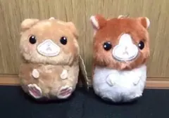 ぽてコロわんにゃん　ぬいぐるみセット