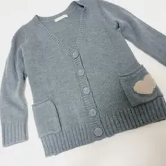 ハートマーケット ハートポケット刺繍 ニットカーディガン Mサイズ