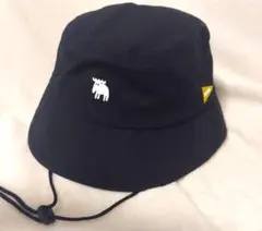 新品☆moz　バケットハット　黒　UPF50+　洗濯OK♡