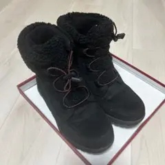 North Date ブラックショートブーツ