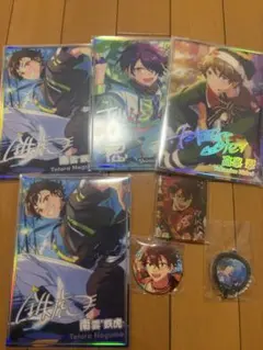 流星隊缶バッジ・ポートレートセット