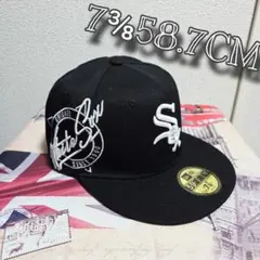 New Era MLB SOX シカゴ キャップ 59FIFTY Black ⅜