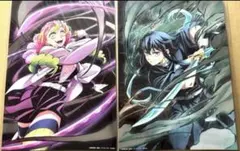 鬼滅の刃　全集中展　特殊印刷イラストカード　時透無一郎　甘露寺蜜璃