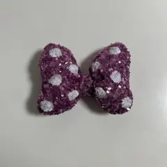 ディズニー　ミニー　リボン　ヘアゴム