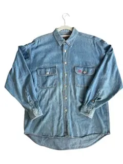 POLO ビンテージ　デニムシャツ 100%コットン