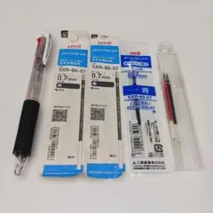 uni JETSTREAM 3色ボールペン 0.7mm 替芯セット