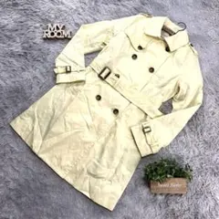 【earth music&ecology】トレンチコート(M)·ライトイエロー