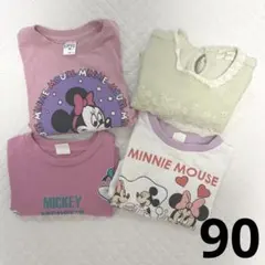 【匿名発送】女の子　トップス　半袖　90 まとめ売り