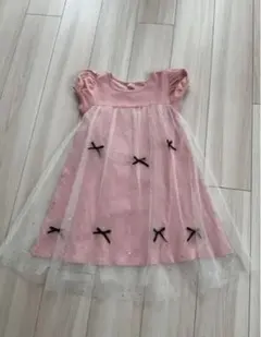 Bee des Bee リボン付きチュニックドレス 130