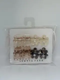 【新品未使用】LOWRYS FARM フラワーヘアクリップ 4個セット✖️2のサムネイル