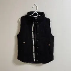 BEAMS ブラック ダウンベスト Sサイズ