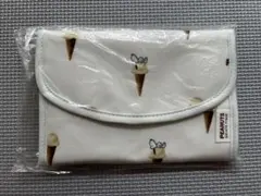 【新品未使用】ジェラートピケ 母子手帳ケース スヌーピー Sサイズ