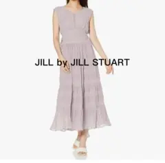 【値下げ不可美品JILL by JILL STUARTティアードカラーワンピース