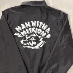 MAN WITH A MISSION コーチジャケット ネイビー サイズXL - メルカリ