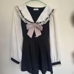 LIZLISA セーラーカラーセットアップ 黒