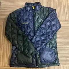 Columbia キルティングジャケット ネイビー・グリーン