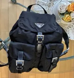 ☆美品☆ PRADA プラダ　B6677 三角ロゴプレート　バックパック