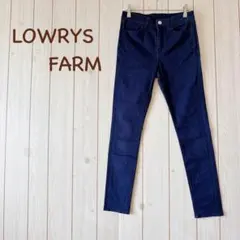 ＊LOWRYS FARMローリーズファーム＊ストレッチスキニーパンツ Sネイビー