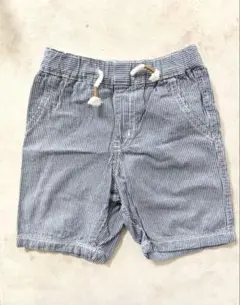 総柄 ハーフパンツ 95 ストライプ 西松屋 短パン 半ズボン ウェストゴム