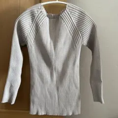 センスオブプレイス　リブニット 長袖