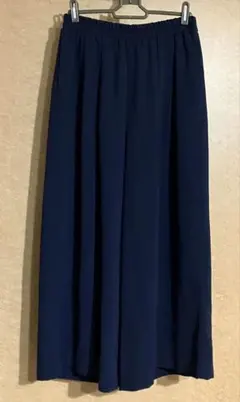 ネイビーワイドパンツ　F サイズ ＊e hyphen world gallery