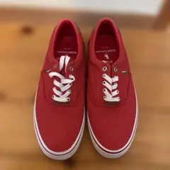 Polo Ralph Lauren レッド スニーカー　未使用のサムネイル
