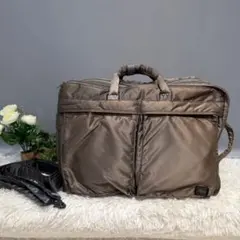 【人気】PORTER TANKER 3WAY BRIEFCASE 2層式