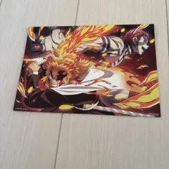 【鬼滅の刃】炎柱 煉獄杏寿郎 & 猗窩座 イラスト 厚紙 映画特典