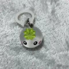 ほっぺちゃん　めじるし　クローバー　ガチャガチャ　キーホルダー　アクセサリー